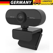 Plug & Play 1080P Full HD Webcam Kamera USB Mit Mikrofon für Computer PC Laptop