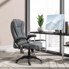 Vinsetto Massagesessel Chefsessel Gamingstuhl Drehstuhl Massagebürostuhl Grau
