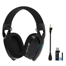 ATTACK SHARK L90 Gaming Headset 3Modus BT+2.4G+Kabel RGB abnehmbares für PC