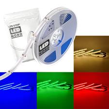 COB LED Streifen rgbw rgbww Stripe Band rgb 24V 5m Leiste Licht lichtband Strip