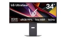 LG 34G600A-B 34" UltraGear WQHD Curved Monitor mit 160Hz & FreeSync