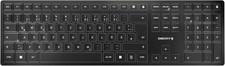 CHERRY KW 9100 SLIM Tastatur Kabellos Bluetooth RGB QWERTZ Wiederaufladbar Akku