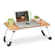 Laptoptisch Notebooktisch für Sofa Betttisch mit Ablage rutschfest leicht