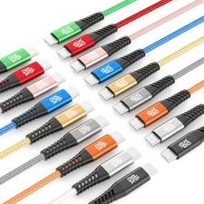 USB-C Schnell-Ladekabel Datenkabel Handy für Samsung Xiaomi Huawei iPhone iPad