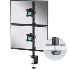 ONKRON Dual Monitor Halterung für 13-34", bis 8 kg, VESA 75x75/100x100, D208E
