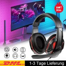 Gaming Headset Gaming Kopfhörer mit Mikrofon HD Stereo für PS4 PS5 PC XB1S XBXS
