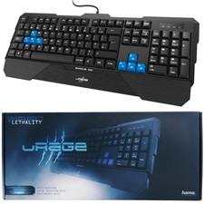 uRage USB Gaming Tastatur Lethality QWERTY UK GB ISO England Keyboard-Layout