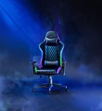 Gaming Stuhl RGB LED Beleuchtung Gamer Sessel Gaming Chair Gamingstuhl