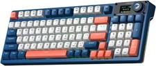 Kabellos Tastatur Wireless Gaming mit LCD RGB Hot-Swap Gasket GAMEPOWER Elite X