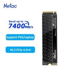 Netac SSD Festplatte 4TB 2T 1T M.2 PCIe 4.0 NVMe 7300MB/S Interne Festplatte PS5