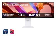 LG 49U950A-W 49" UltraWide Dual QHD Curved Monitor mit Nano IPS & 144 Hz