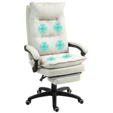 Bürostuhl mit 6 Punkt Massage, ergonomischer Gaming Sessel mit Liegefunktion