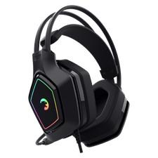 GAMEPOWER Mihawk Gaming Headset mit Mikrofon USB Gamer PC vibrierende Kopfhörer