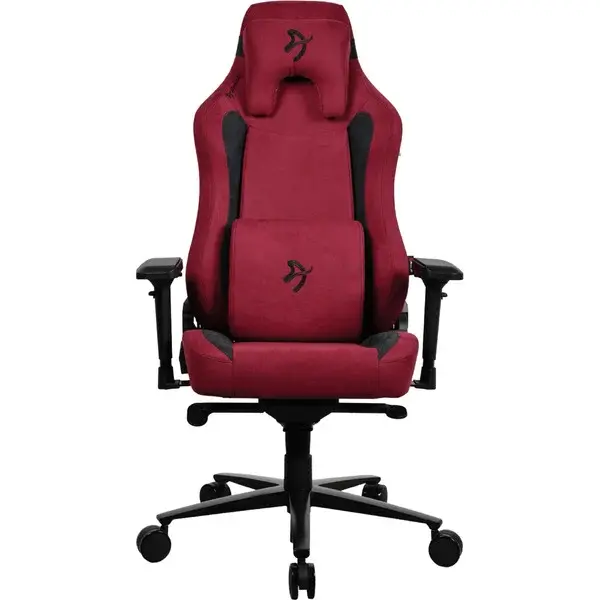 Arozzi Vernazza Supersoft Fabric, Gaming-Stuhl rot, Bordeaux