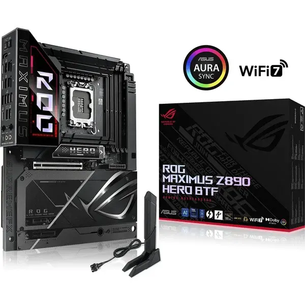 ASUS ROG MAXIMUS Z890 HERO BTF, Mainboard schwarz
