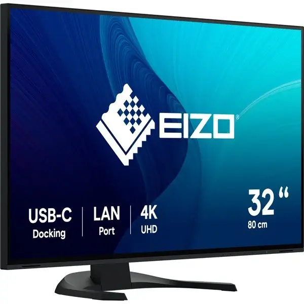 EIZO EV3240X-BK, LED-Monitor 80 cm (32 Zoll), schwarz, UltraHD/4K, IPS, LAN, USB-C