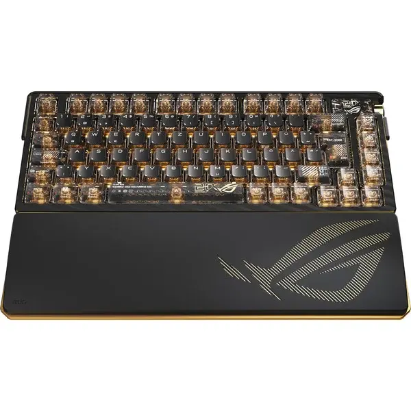 ASUS ROG Azoth Extreme Edition 20, Gaming-Tastatur schwarz/gold, DE-Layout, ROG NX Snow