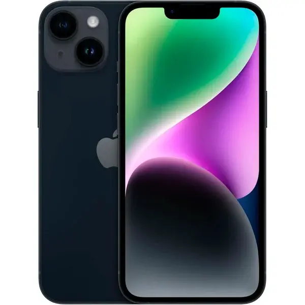 Apple iPhone 14 256 GB Generalüberholt, Handy Mitternacht