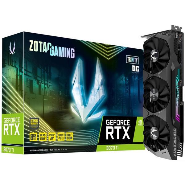 ZOTAC GeForce RTX 3070 Ti Trinity OC Generalüberholt, Grafikkarte 3x DisplayPort, 1x HDMI