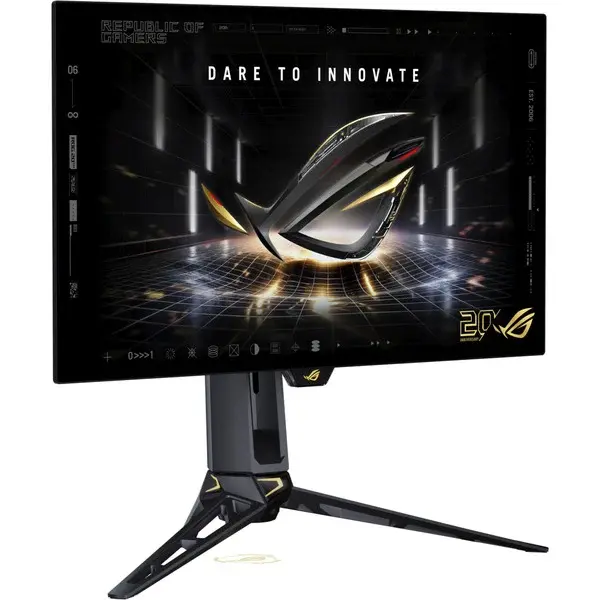 ASUS ROG Swift OLED PG27AQWP-G Edition 20, Gaming-Monitor 67.3 cm (27 Zoll), schwarz, QHD, USB-Hub, Dual-Mode, 540Hz Panel
