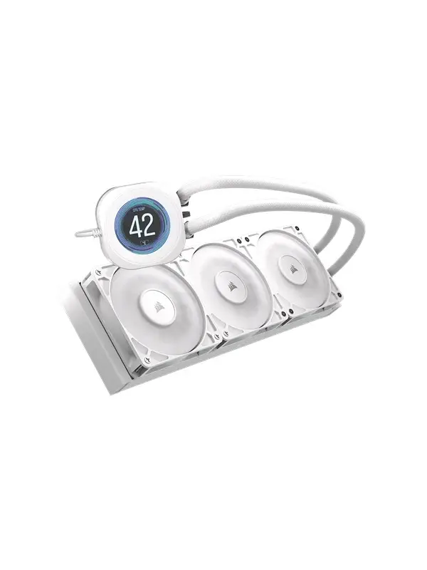 Corsair NAUTILUS 360 LCD White - CPU-Wasserkühlung - Max 36 dBA